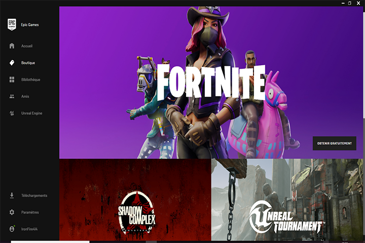 Fortnite : Nouveau launcher Epic Games en Bêta
