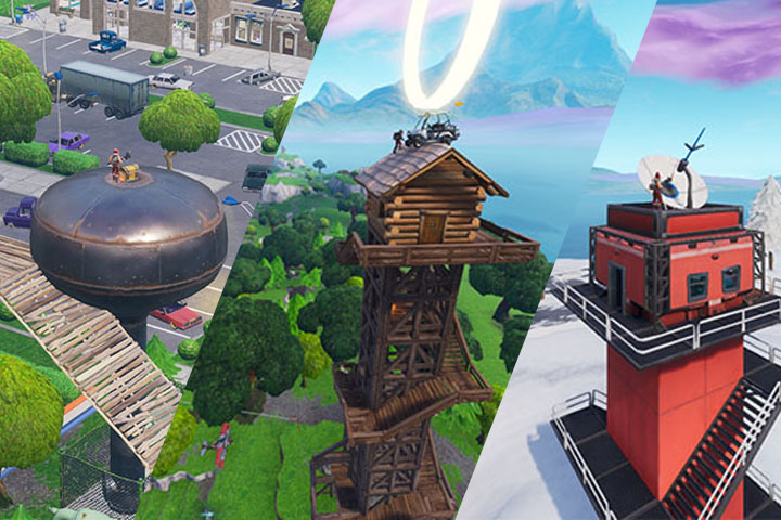 Fortnite : Danser sur le toit d’un château d’eau, d’une tour de surveillance des incendies et d’une tour de contrôle aérien, défis semaine 5 saison 7