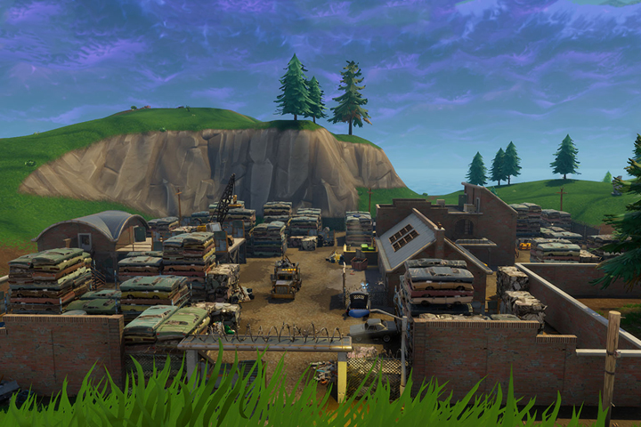 Fortnite : Danser sur une tête de chien géante en métal, défi semaine 9 saison 7