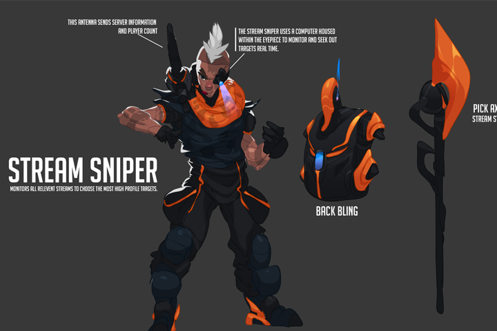 Fortnite : Skin Stream Sniper, fan concept