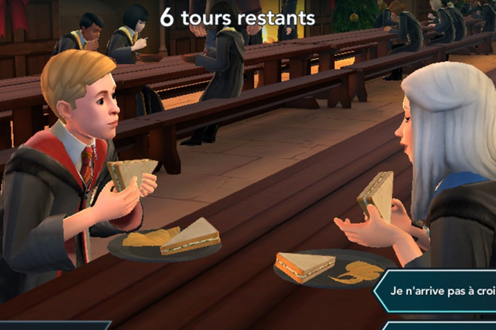 Rassurez Ben pour découvrir son secret, cinquième année, Harry Potter Hogwarts Mystery