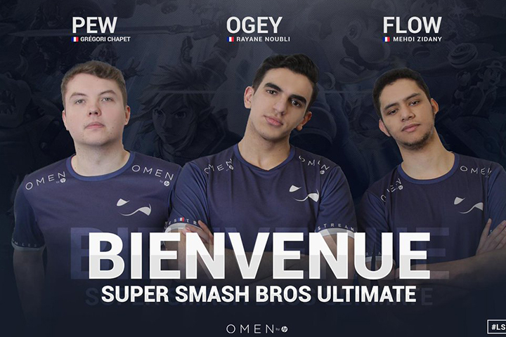 LeStream Esport se lance sur Super Smash Bros Ultimate avec Flow, Ogey et Pew