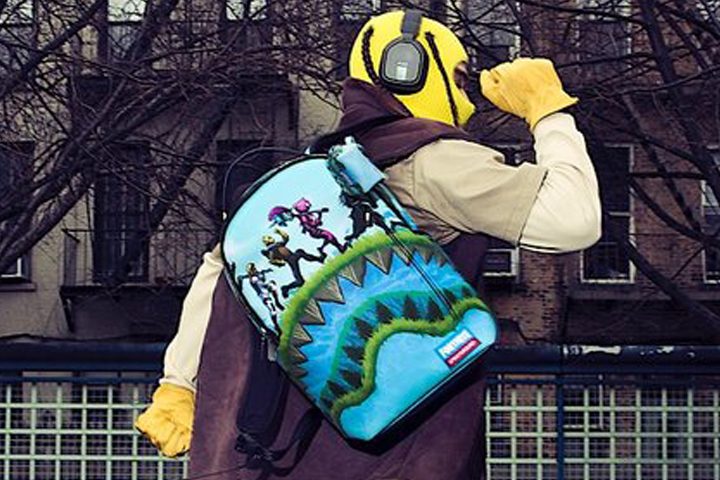 Fortnite : Sac à dos Fortnite Shark Royale, partenariat entre Sprayground et Epic Games