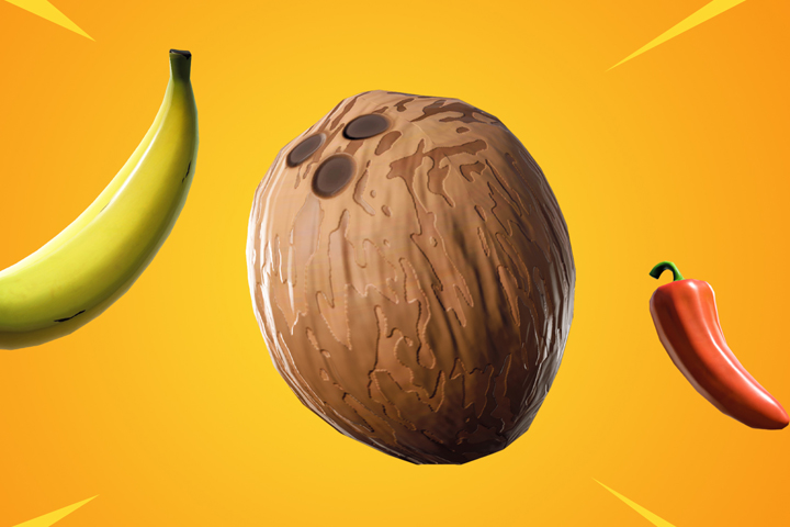 Fortnite : Banane, Noix de coco et Piment, nouveaux consommables au patch 8.20