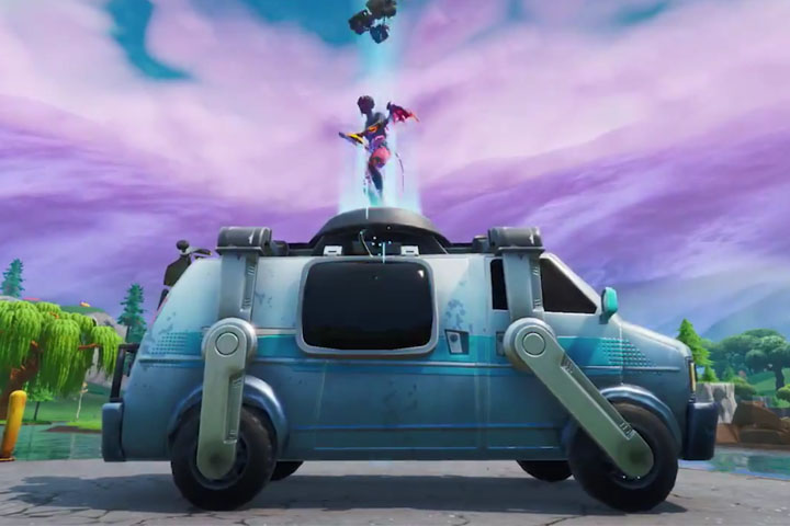 Fortnite : Un van de rétablissement pour ressusciter ses alliés en jeu arrive au patch 8.30