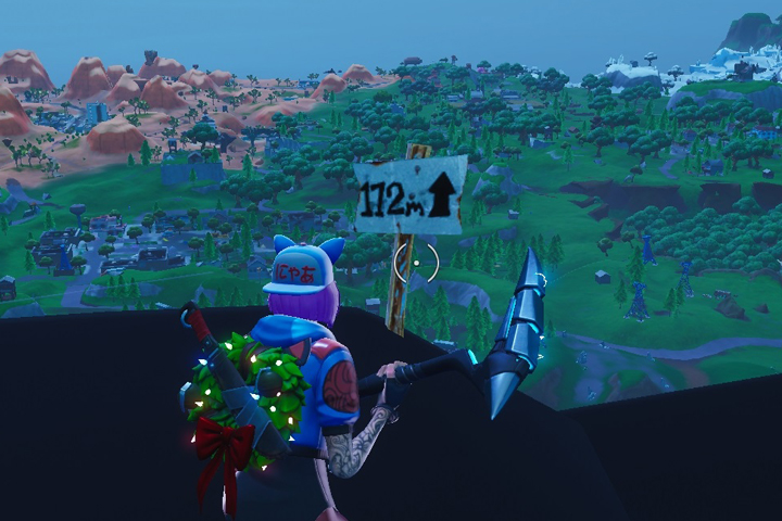 Fortnite : Visiter les 5 endroits les plus élevés de l’île, défi semaine 6 saison 8