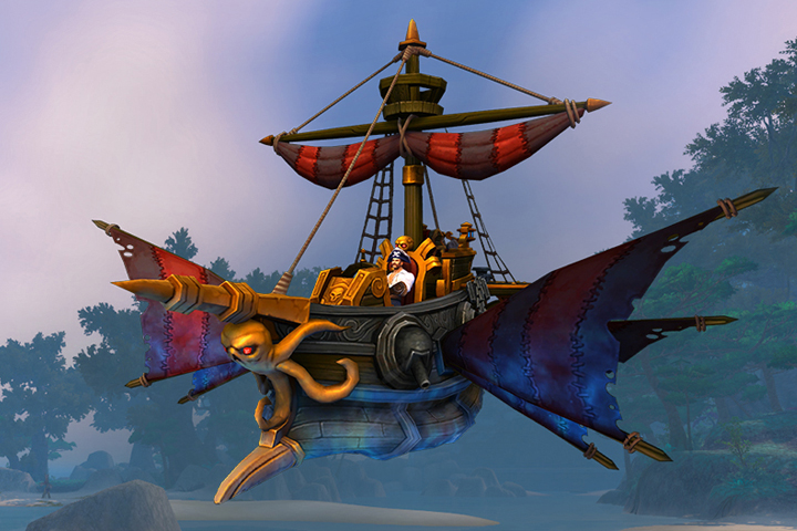 WoW : Noirsillage, monture exclusive à l’abonnement de 6 mois, arrive dans la boutique du jeu