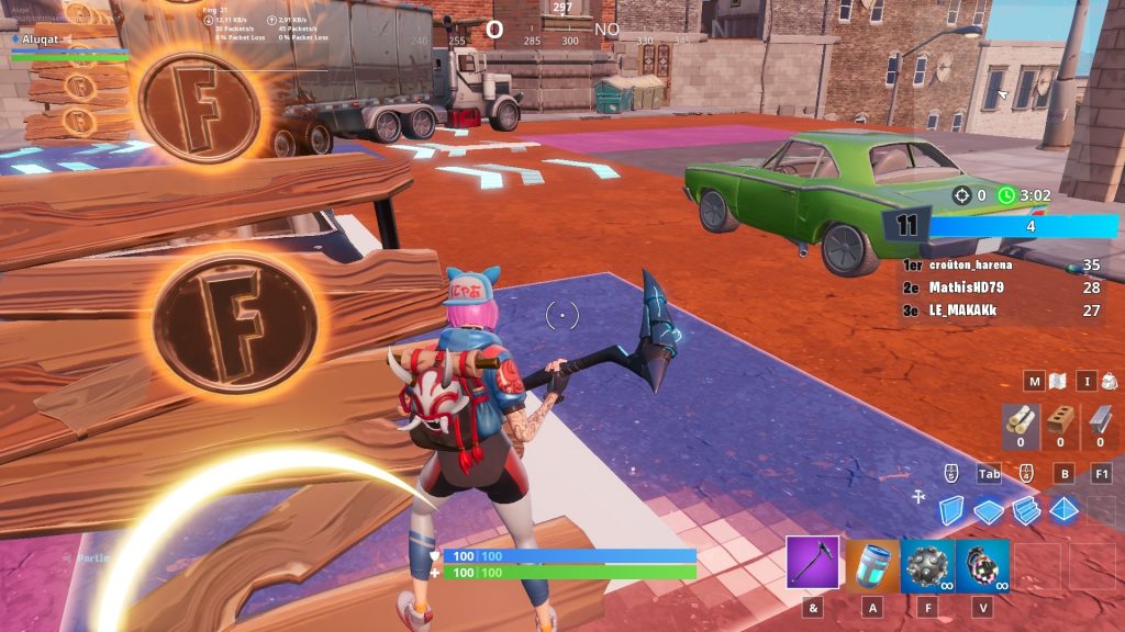 Fortnite : Changer la couleur de carrés, défis virée urbaine et style habile