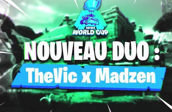 Fortnite : TheVic reforme un duo avec Madzen
