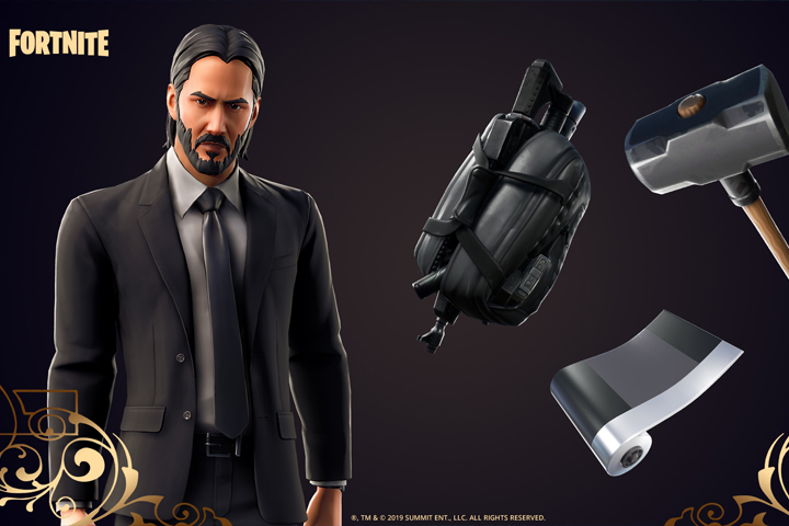Fortnite : John Wick, le skin officiel prévu pour la Prime de Wick