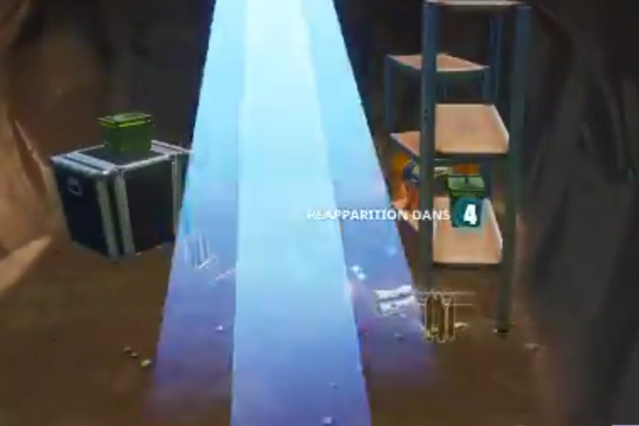 Fortnite : Mort instantanée, bug dans la cave de la station à Tilted Towers