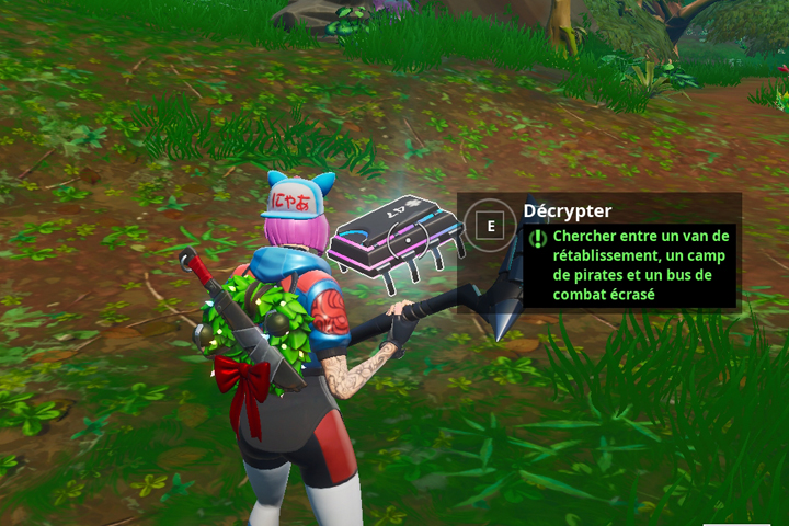 Fortnite : Chercher entre un van de rétablissement, un camp de pirates et un bus écrasé, puce 47 défis Décryptage