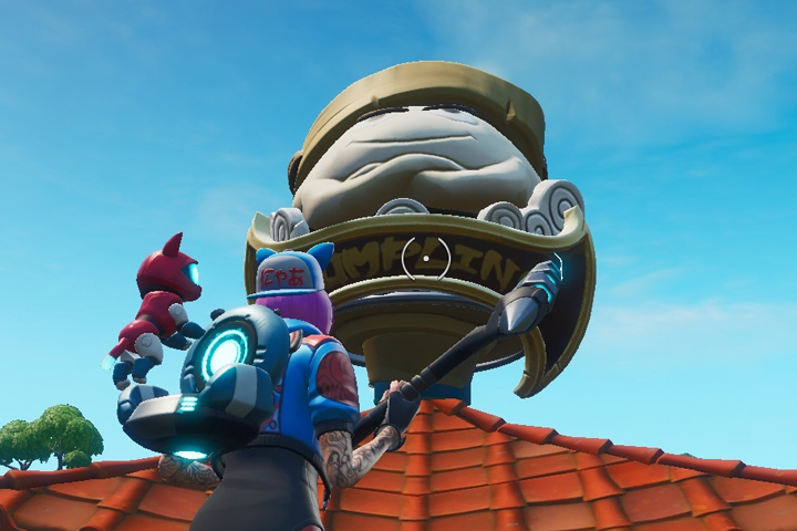 Fortnite : Danser au sommet d’une tête de Bao géante, défi semaine 4 saison 9 – Étape 3