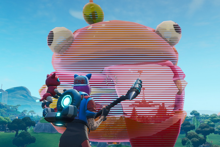 Fortnite : Danser à l’intérieur d’un hologramme de tête de Durr Burger, défi semaine 4 saison 9 – Étape 2