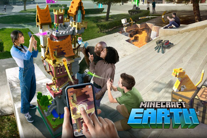Minecraft Earth : Les youtubers sont fans de Minecraft Earth