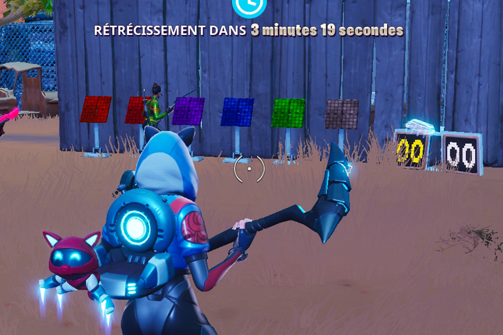 Fortnite : Puce 28 Décryptage, Résoudre l’énigme des formes à associer à l’extérieur d’une casse dans le désert, Défi
