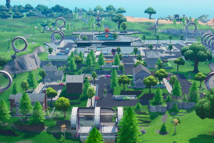 Fortnite : Mega Mall redevient Retail Row avec des démons dans la màj 10.10