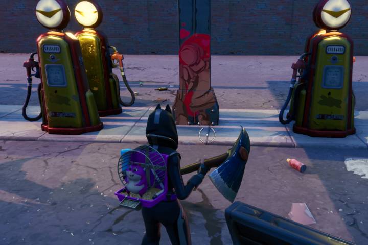 Fortnite : Utiliser un aérosol à différentes stations-service, défi Plomb et Peinture, saison 10