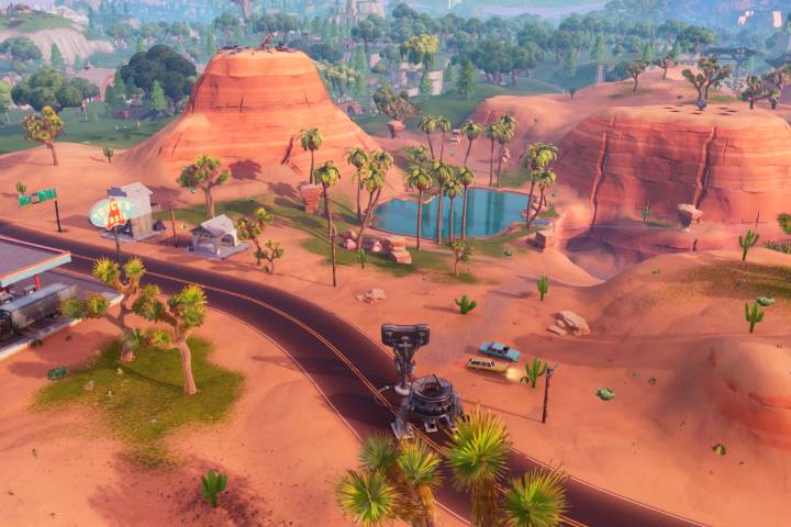 Fortnite : Le générateur de faille est dans le désert, Moisty Mire bientôt de retour ?