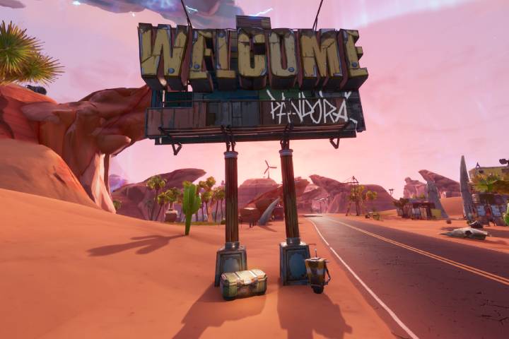 Fortnite : Défi Trouver l’oeil disparu de Claptrap et le lui rapporter, Bienvenue sur Pandore