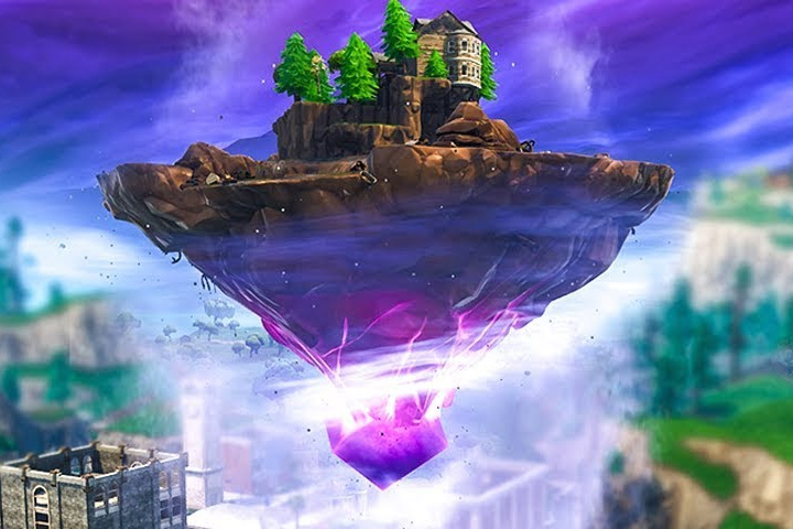 Fortnite : Toucher un grand cube luisant, entrer dans la faille au-dessus de Loot Lake et chercher une capsule d’atterrissage à l’intérieur d’un météor, défi Empreinte Météoritique