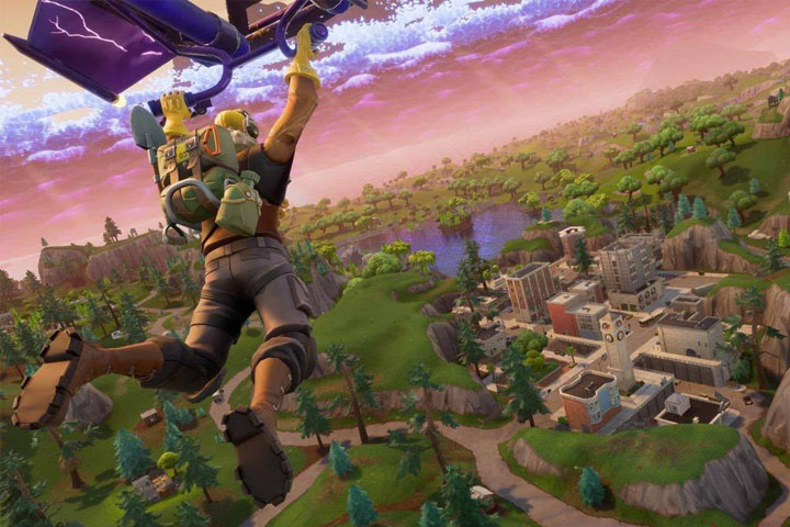 Fortnite : Infliger des dégâts de chute à un adversaire, défi Course tempétueuse, guide pour le réaliser