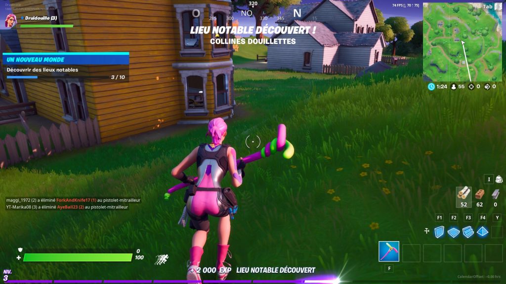 Fortnite : Lieu dit et Lieu notable, c’est quoi pour le défi ?