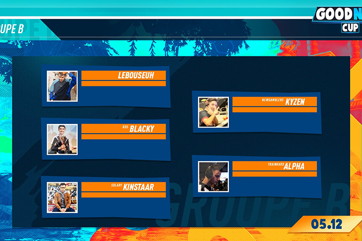 Fortnite : Goodnite Cup, dates et joueurs, groupe B