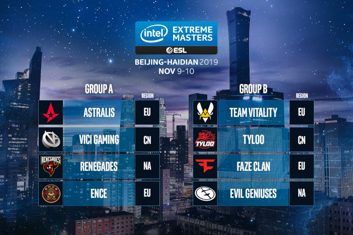 CSGO : IEM Beijing 2019, programme, résultats et classement