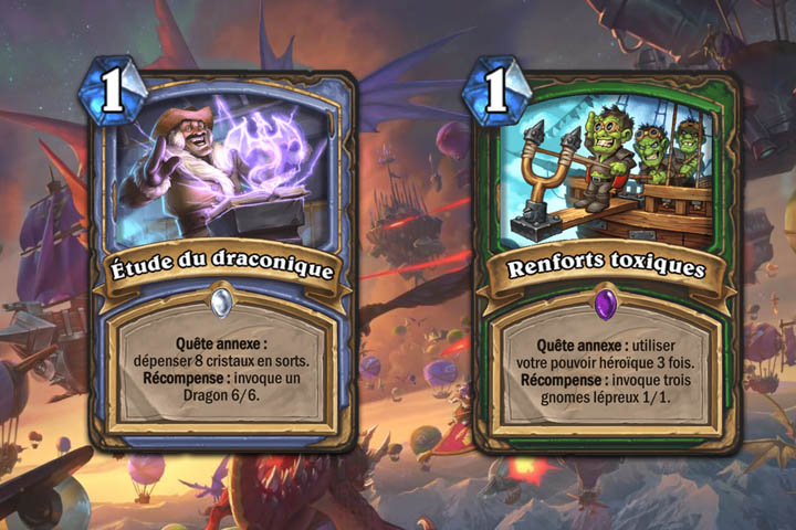 Hearthstone : Quêtes annexes, nouvelle mécanique de l’extension l’Envol des Dragons