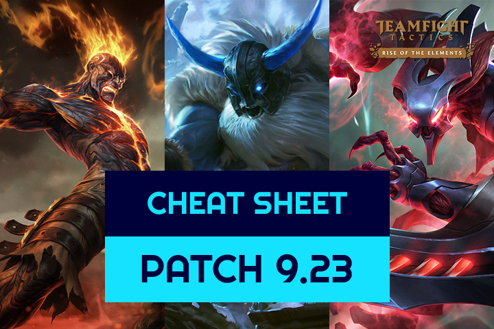 TFT : Cheat sheet des meilleures compos du patch 9.23
