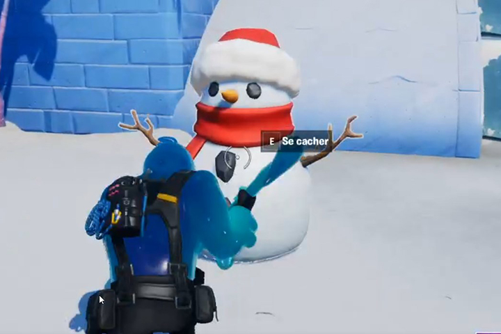 Fortnite Noël : Bonhommes furtif et boules de neige explosives