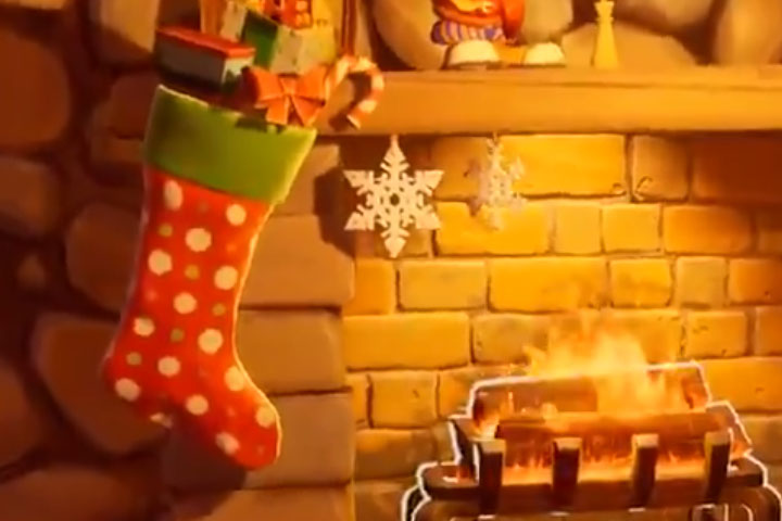 Fortnite : Chaussettes de Noël dans le chalet de la Fête hivernale, défi Noël
