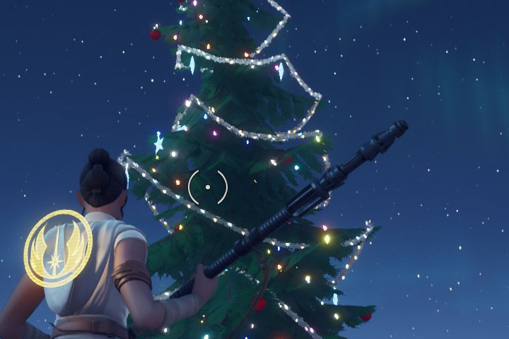 Fortnite : Danser devant des sapins de Noël à des lieux-dits, défis hivernaux