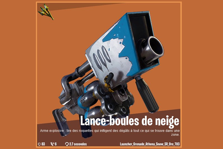 Fortnite : Lance-boules de neige, infliger des dégâts, défi Noël