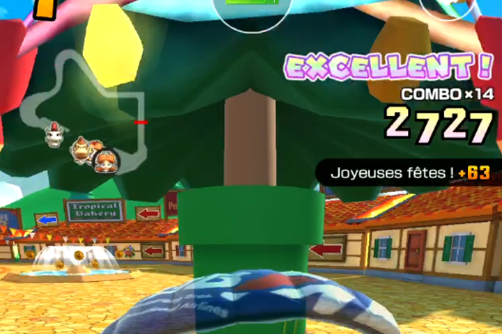 Mario Kart Tour : Sapins, touchez avec un objet dix fois, astuce pour le défi