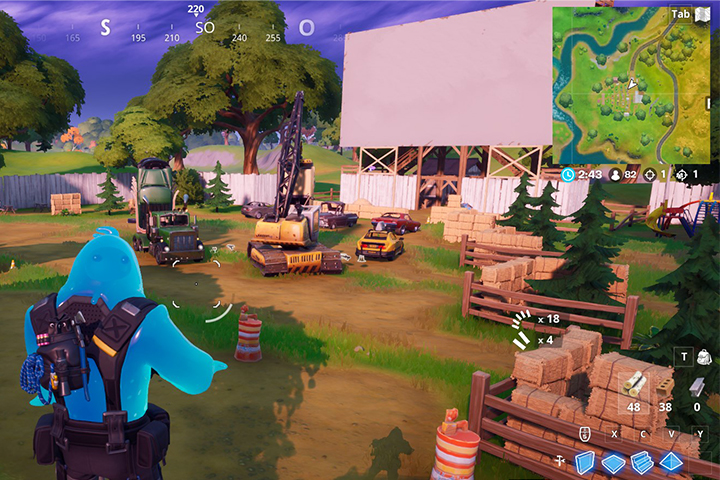 Fortnite : Risky Reels, changements de la ville
