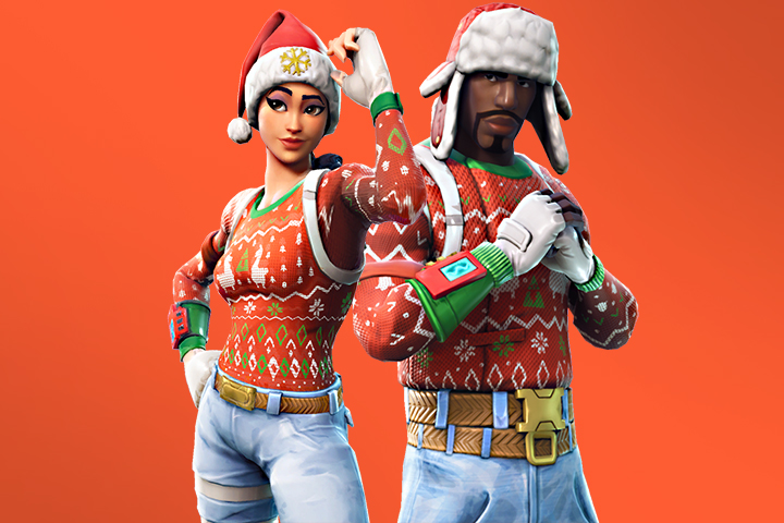 Fortnite Noël : Les skins mis en vente dans la boutique
