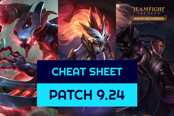 TFT : Cheat sheet des meilleures compos du patch 9.24