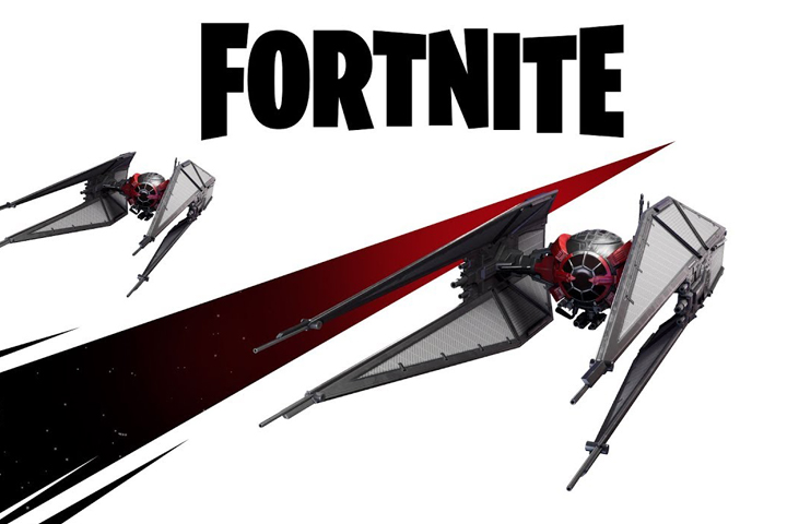 Fortnite Star Wars : Le planeur Chuchoteur TIE offert à tous les joueurs