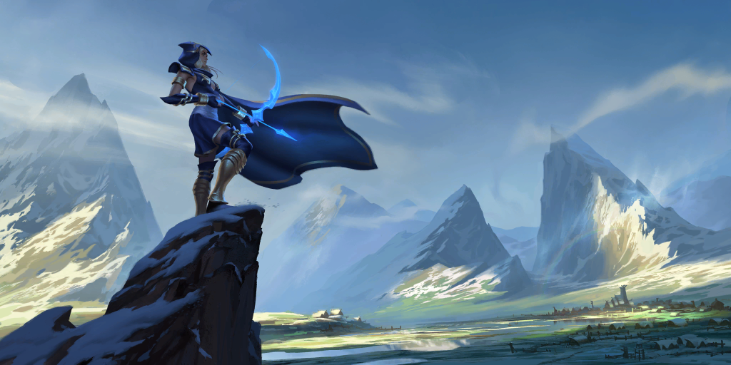 Ashe sur Legends of Runeterra, infos sur le champion de LoR – Carte de Freljord