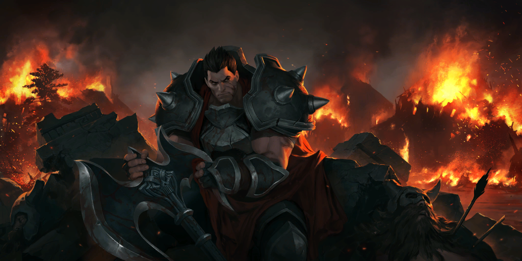 Darius sur Legends of Runeterra, infos sur le champion de LoR – Carte de Noxus
