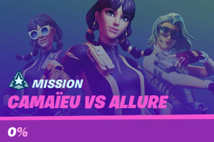 Fortnite : Défis Camaïeu vs Allure, guides et astuces