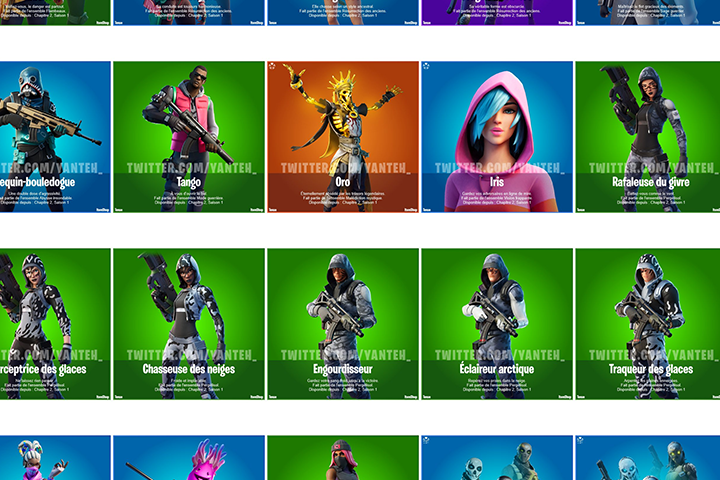 Fortnite : Nouveaux skins au patch 11.40