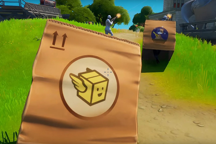 Fortnite Saison 2 : Une boîte, un carton pour se cacher, nouvel item