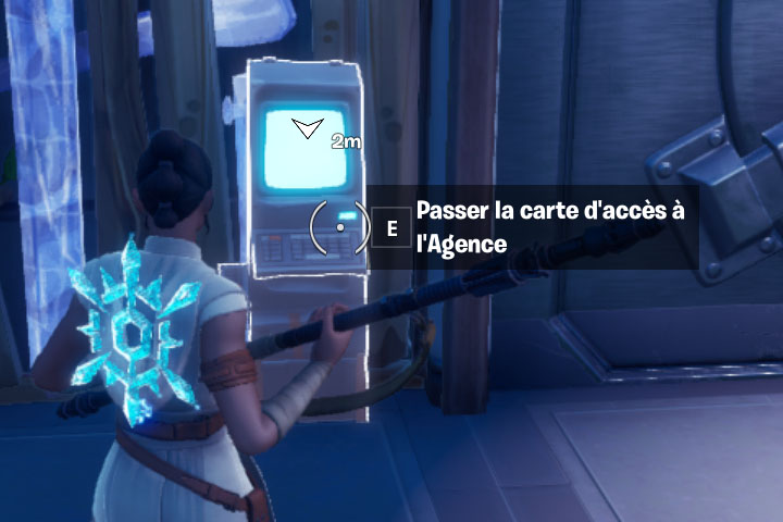 Fortnite : Ouvrir des portes verrouillées par un scanner d’identité, défi semaine 1 saison 2