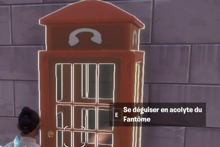 Fortnite : Se déguiser à l’intérieur d’une cabine téléphonique, défi semaine 1 saison 2