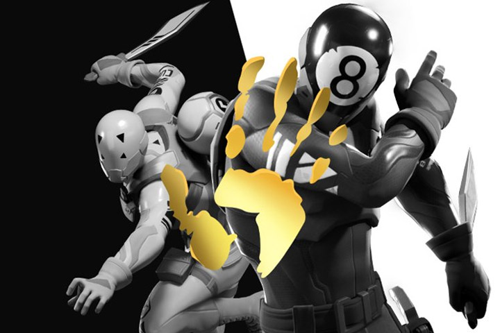 Fortnite Saison 2 : Les réseaux sociaux d’Epic Games en or et noir
