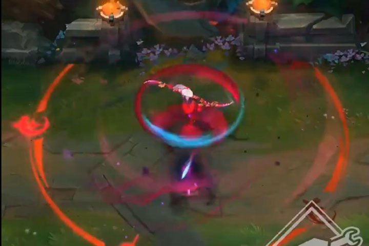 LoL : Skin Blood Moon Katarina, Tryndamere et Maître Yi, série Lune de Sang