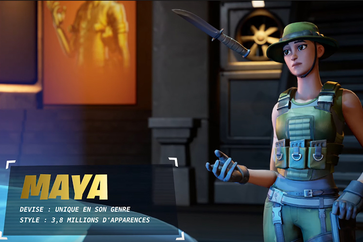 Fortnite Saison 2 : Maya, skin customisable dans le patch 12.00